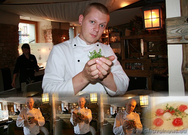 Viesnīcas Hanza Hotel restorāna Hanza Pub šefpavārs Normunds Baranovskis atzīmē, ka blakus viesnīcai ir Centrālais tirgus, tāpēc daudzi produkti nāk p Viesnīcas Hanza Hotel restorāna Hanza Pub šefpavārs Normunds Baranovskis atzīmē, ka blakus viesnīcai ir Centrālais tirgus, tāpēc daudzi produkti nāk p 35043