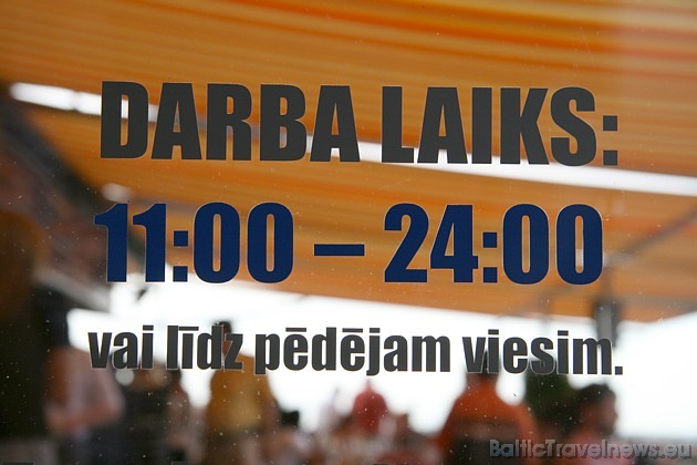 Terases darba laiks ir no plkst. 11:00 līdz plkst. 24:00 vai arī līdz pēdējām viesim 35295