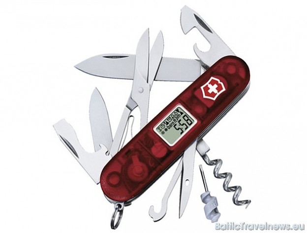 Šveices nazis ar pulksteni un modinātāju. Foto: Victorinox.ch 36067