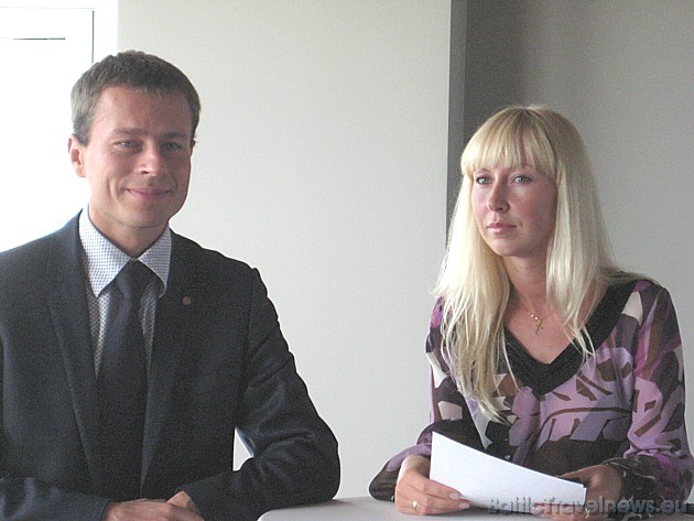 Artūrs Stikuts, Reval Hotels Pārdošanas un mārketinga direktors Latvijā un Aiga Lapiņa, Reval Hotels Mārketinga vadītāja viesnīcām Latvijā Artūrs Stikuts, Reval Hotels Pārdošanas un mārketinga direktors Latvijā un Aiga Lapiņa, Reval Hotels Mārketinga vadītāja viesnīcām Latvijā 36761