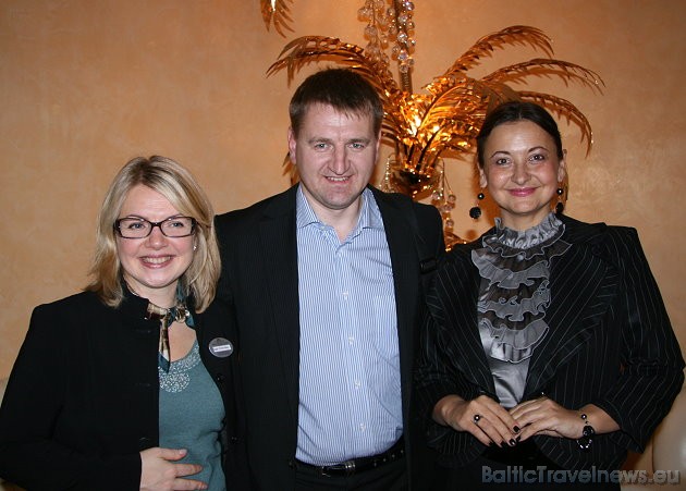 Inga Titarenko (BBH izpilddirektore mārketinga un pārdošanas jautājumos), Aivars Mackevičs (BalticTravelnews.com direktors) un Inna Milovanova (BBH SP Inga Titarenko (BBH izpilddirektore mārketinga un pārdošanas jautājumos), Aivars Mackevičs (BalticTravelnews.com direktors) un Inna Milovanova (BBH SP 37714