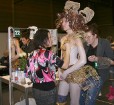Latvija > Baltic Beauty World 2009 > gatavošanās Body art konkursam