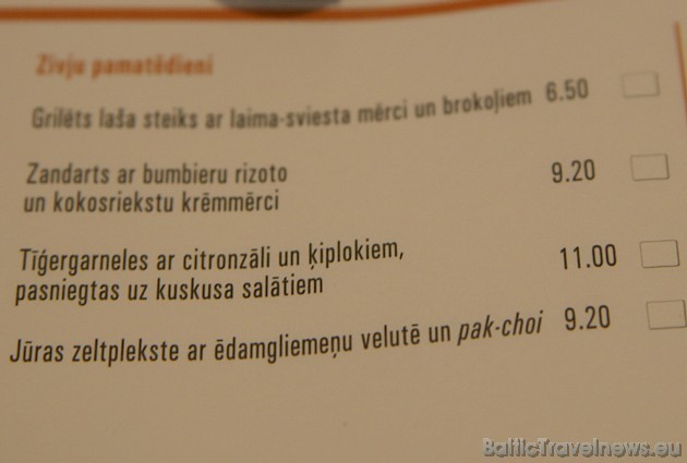 Izraksts no restorāna Bestsellers ēdienkartes 38351