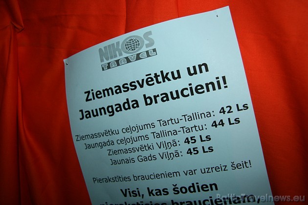 Lieliski cenu piedāvājumi Jaungada un Ziemassvētku braucieniem. Akcija turpinās arī Nikos Travel  birojā 38551