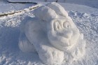 Sniega skulptūru plenērs 2010 Līvānos