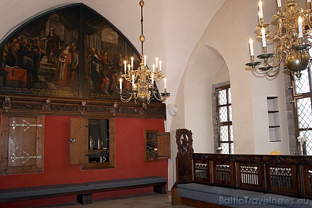 Krāšņā Rātsnama zāle, kurā tagad tiek rīkoti dažādi koncerti un pasākumi 41278