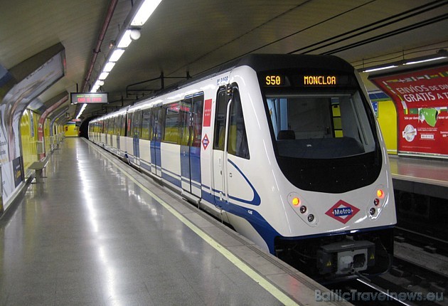 Spānijas galvaspilsētas Madrides metro sistēma ir trešā labākā pasaulē un tur ir vairāk nekā 290 staciju un pieturu
Foto: Metromadrid.es Spānijas galvaspilsētas Madrides metro sistēma ir trešā labākā pasaulē un tur ir vairāk nekā 290 staciju un pieturu
Foto: Metromadrid.es 42313
