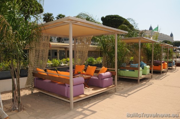 Viesnīcas Grand Hotel Cannes privātā pludmale 42353