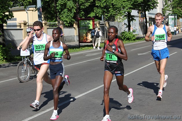 Pusmaratons sieviešu konkurencē: 1. Irene Chepkirui, Kenija, 01:14:04; 2. Usila Koech, Kenija, 01:14:49; 3. Inna Poluškina, Latvija, 01:16:54 Pusmaratons sieviešu konkurencē: 1. Irene Chepkirui, Kenija, 01:14:04; 2. Usila Koech, Kenija, 01:14:49; 3. Inna Poluškina, Latvija, 01:16:54 43796