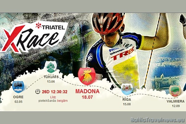 Vairāk informācijas par Triatel xRace.lv iespējams atrast interneta vietnē www.xrace.lv 45041