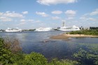 Rīgā vienlaikus piestāj 4 lieli pasažieru kuģi