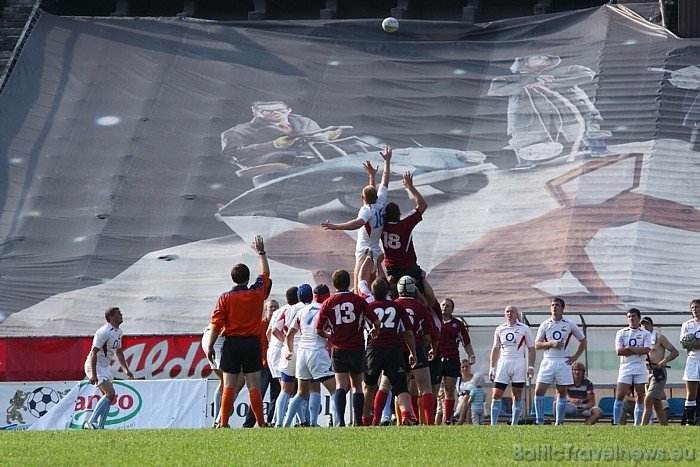 Pasākumā piedalījās gan tie regbija klubi, kas šobrīd ir aktīvi sporta dzīvē, gan arī tie, kas no sporta aizgājuši
Foto: Juris Ķilkuts/www.fotoatelje Pasākumā piedalījās gan tie regbija klubi, kas šobrīd ir aktīvi sporta dzīvē, gan arī tie, kas no sporta aizgājuši
Foto: Juris Ķilkuts/www.fotoatelje 48413