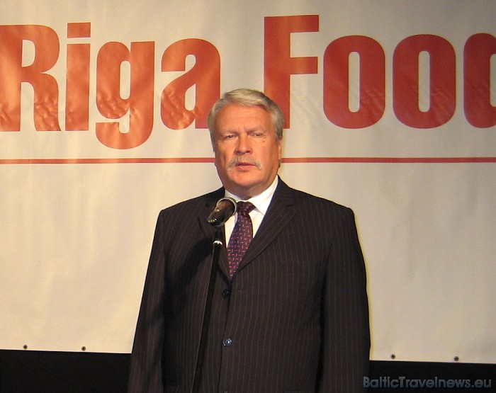Izstādes Riga Food 2010 atklāšanas pasākumā ar runu uzstājās Jānis Dūklavs (LR Zemkopības ministrs) Izstādes Riga Food 2010 atklāšanas pasākumā ar runu uzstājās Jānis Dūklavs (LR Zemkopības ministrs) 49509