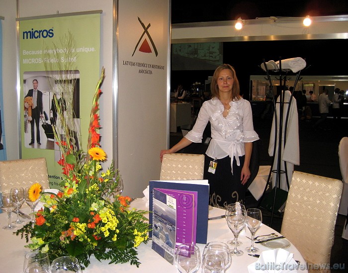 Izstāde Riga Food 2010 - Santa Graikste (Latvijas viesnīcu un restorānu asociācijas izpilddirektore) asociācijas stendā Izstāde Riga Food 2010 - Santa Graikste (Latvijas viesnīcu un restorānu asociācijas izpilddirektore) asociācijas stendā 49520