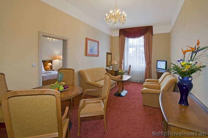 Viesnīca Cetralni Lazne specializējas uz spa kūrortu apmeklētājiem un piedāvā dažādas spa procedūras
Foto: Marienbad Kur & Spa Hotels Viesnīca Cetralni Lazne specializējas uz spa kūrortu apmeklētājiem un piedāvā dažādas spa procedūras
Foto: Marienbad Kur & Spa Hotels 49581