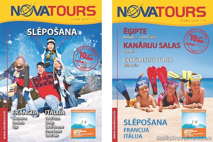 Vairāk informācijas par tūroperatora Novatours ziemas sezonas piedāvājumiem skatiet: www.novatours.lv Vairāk informācijas par tūroperatora Novatours ziemas sezonas piedāvājumiem skatiet: www.novatours.lv 50250