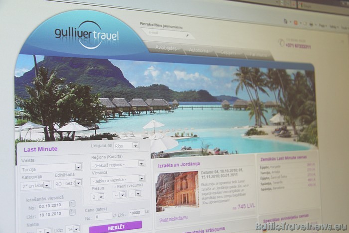 Ceļojumu aģentūras Gulliver Travel interneta vietnē tiek piedāvāti daudzveidīgi ceļojumi, aviobiļetes, viesnīcas, īpašas tūrisma programmas Ceļojumu aģentūras Gulliver Travel interneta vietnē tiek piedāvāti daudzveidīgi ceļojumi, aviobiļetes, viesnīcas, īpašas tūrisma programmas 50970