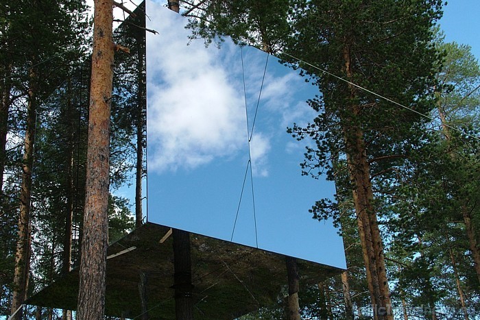 Zviedrijas mežos atrodas viesnīca Treehotel, kuras viesiem ir iespēja pārnakšņot kokos uzbūvētos numuros
Foto: © Treehotel Zviedrijas mežos atrodas viesnīca Treehotel, kuras viesiem ir iespēja pārnakšņot kokos uzbūvētos numuros
Foto: © Treehotel 51160