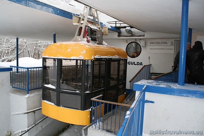 Siguldā atrodas Baltijā vienīgais gaisa trošu vagoniņš 53383