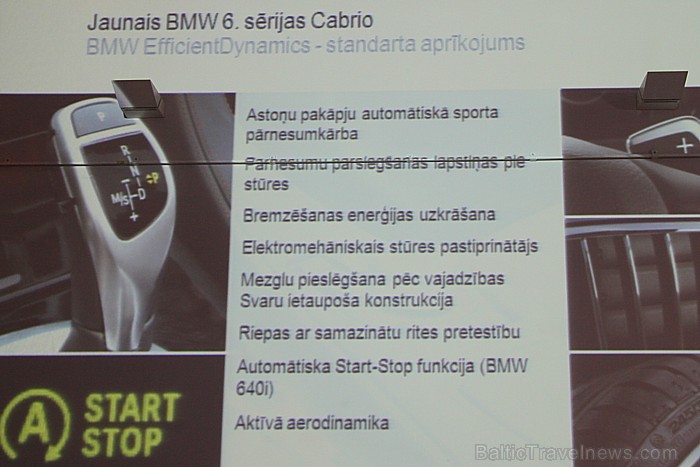 BMW 6.sērijas Cabrio (BMW 650i) prezentācija 14.03.2011 izstāžu zālē «Arsenāls» Vairāk informācijas - BM Auto vai WESS Select BMW 6.sērijas Cabrio (BMW 650i) prezentācija 14.03.2011 izstāžu zālē «Arsenāls» Vairāk informācijas - BM Auto vai WESS Select 57033