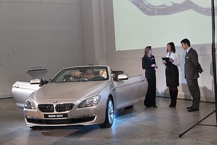 BMW 6.sērijas Cabrio (BMW 650i) prezentācija 14.03.2011 izstāžu zālē «Arsenāls» Vairāk informācijas - BM Auto vai WESS Select BMW 6.sērijas Cabrio (BMW 650i) prezentācija 14.03.2011 izstāžu zālē «Arsenāls» Vairāk informācijas - BM Auto vai WESS Select 57053