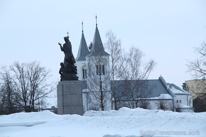 Travelnews.lv marta viducī apciemoja Latgali. Rēzekni klāj vēl bieza sniega sega. Latgales Māra Rēzeknē. Travelnews.lv marta viducī apciemoja Latgali. Rēzekni klāj vēl bieza sniega sega. Latgales Māra Rēzeknē. 57110