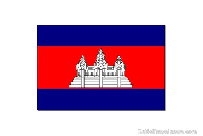 16. vietu ieņem Kambodža. Zilā krāsa simbolizē monarhijas varu, sarkanā - cilvēkus, baltā - reliģiju (budisms un brahmanisms). Angkor Wat templis simb 16. vietu ieņem Kambodža. Zilā krāsa simbolizē monarhijas varu, sarkanā - cilvēkus, baltā - reliģiju (budisms un brahmanisms). Angkor Wat templis simb 57690