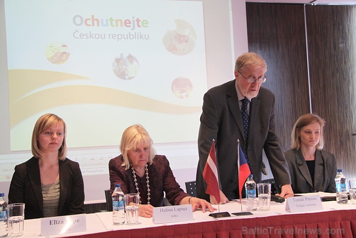 Čehija prezentē kulināro mantojumu viesnīcā Albert Hotel - uzstājas Čehijas Republikas ārkārtējais un pilnvarotais vēstnieks Latvijas Republikā PhDr. Čehija prezentē kulināro mantojumu viesnīcā Albert Hotel - uzstājas Čehijas Republikas ārkārtējais un pilnvarotais vēstnieks Latvijas Republikā PhDr. 60843