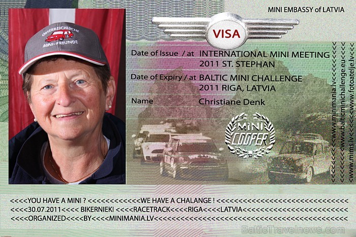 Šā gada uzdevums bija reklamēt 30. jūlijā Rīgā notiekošās Mini/MINI sacensības Baltic Mini Challenge 2011 (BMC2011) Šā gada uzdevums bija reklamēt 30. jūlijā Rīgā notiekošās Mini/MINI sacensības Baltic Mini Challenge 2011 (BMC2011) 62399