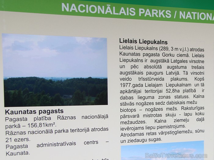 Lielais Liepukalns Latgalē, kas ir trešā augstākā virsotne Latvijā, var lepoties ar Latvijas augstāko skatu torni (34 metri) un skatu uz Rāznas ezeru Lielais Liepukalns Latgalē, kas ir trešā augstākā virsotne Latvijā, var lepoties ar Latvijas augstāko skatu torni (34 metri) un skatu uz Rāznas ezeru 66314