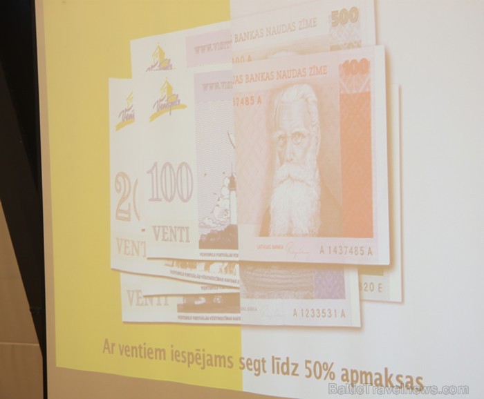 Ventspils paziņo preses konferencē 12.10.2011, kas notika viesnīcā Bergs, par jaunas valūtas apriti - Venti. Vairāk informācijas - www.Visitventspils. Ventspils paziņo preses konferencē 12.10.2011, kas notika viesnīcā Bergs, par jaunas valūtas apriti - Venti. Vairāk informācijas - www.Visitventspils. 67859