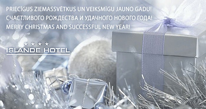 Paldies viesnīcas Islande Hotel kolektīvam un viesnīcas vadītājai Baibai Gailītei personīgi par Ziemassvētku apsveikumu! www.islandehotel.lv Paldies viesnīcas Islande Hotel kolektīvam un viesnīcas vadītājai Baibai Gailītei personīgi par Ziemassvētku apsveikumu! www.islandehotel.lv 70710