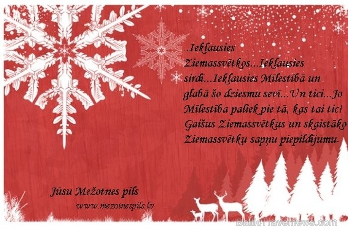 Paldies Mežotnes Pils kolektīvam un tā vadītājai Gunai Preimanei personīgi par Ziemassvētku apsveikumu! www.mezotnespils.lv Paldies Mežotnes Pils kolektīvam un tā vadītājai Gunai Preimanei personīgi par Ziemassvētku apsveikumu! www.mezotnespils.lv 70711