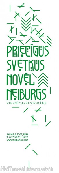 Paldies viesnīcas Neiburgs kolektīvam un tās vadītājai Ilzei Riņķei personīgi par Ziemassvētku apsveikumu! www.neiburgs.com Paldies viesnīcas Neiburgs kolektīvam un tās vadītājai Ilzei Riņķei personīgi par Ziemassvētku apsveikumu! www.neiburgs.com 70775