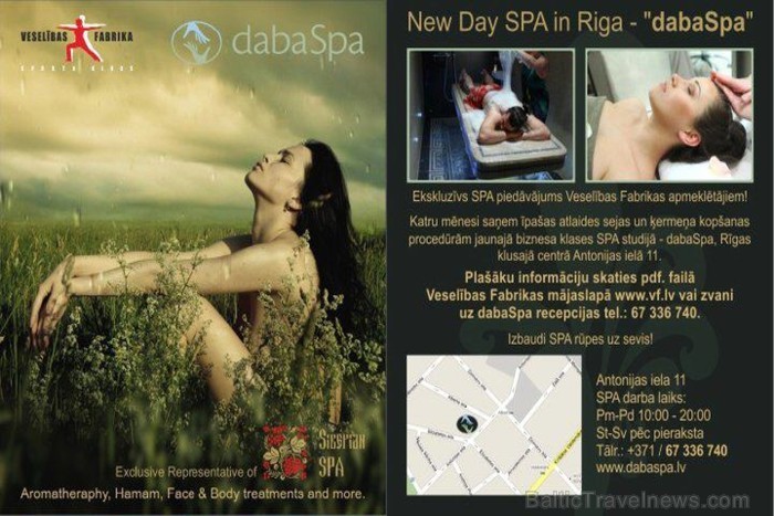 Rīgas spa studija DabaSpa (Antonijas ielā 11) piedāvā masāžas un spa procedūras, bet lielāko atsaucību izpelnās tieši «Siberian Spa» Foto: www.dabaspa Rīgas spa studija DabaSpa (Antonijas ielā 11) piedāvā masāžas un spa procedūras, bet lielāko atsaucību izpelnās tieši «Siberian Spa» Foto: www.dabaspa 71172