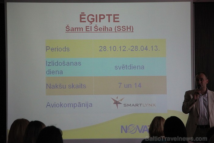 Tūroperators Novatours prezentē jauno ziemas sezonas ceļojumus 2012/2013 (Albert Hotel, 05.07.2012) Tūroperators Novatours prezentē jauno ziemas sezonas ceļojumus 2012/2013 (Albert Hotel, 05.07.2012) 78357