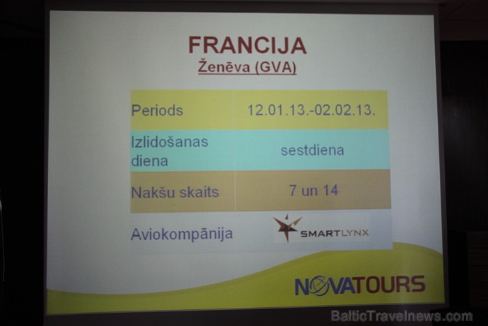 Tūroperators Novatours prezentē jauno ziemas sezonas ceļojumus 2012/2013 (Albert Hotel, 05.07.2012) Tūroperators Novatours prezentē jauno ziemas sezonas ceļojumus 2012/2013 (Albert Hotel, 05.07.2012) 78363