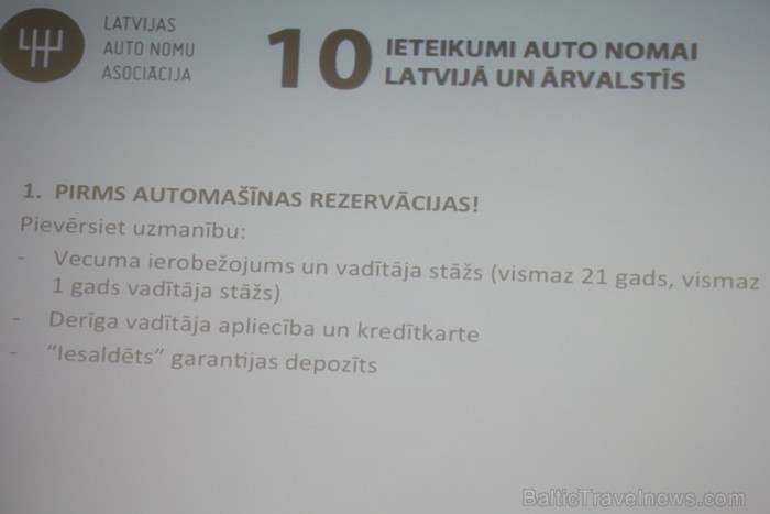 5.07.2012 Latvijas Auto nomu asociācija viesnīcā Radisson Blu Elizabete prezentēja 10 ieteikumus, kurus būtu jāievēro tiem, kuri nomā automašīnas - ww 5.07.2012 Latvijas Auto nomu asociācija viesnīcā Radisson Blu Elizabete prezentēja 10 ieteikumus, kurus būtu jāievēro tiem, kuri nomā automašīnas - ww 78385