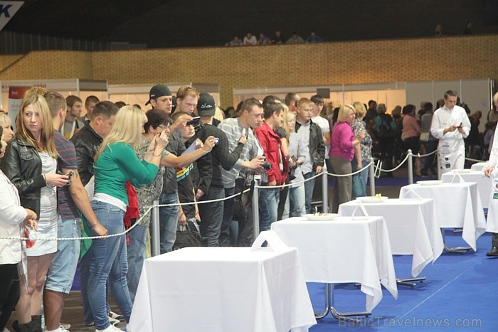Pārtikas izstādes «Riga Food 2012» ietvaros 6.09.2012 notika jauno pavāru konkurss «Latvijas pavārzellis 2012». Foto sponsors: www.kalkuvarti.lv 81677