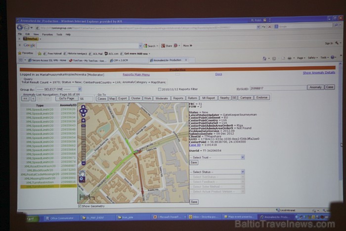 Kompānija TomTom 10.12.2012 prezentēja Latvijas žurnālistiem jaunākās navigācijas ierīces un datu apstrādes menedžmentu Kompānija TomTom 10.12.2012 prezentēja Latvijas žurnālistiem jaunākās navigācijas ierīces un datu apstrādes menedžmentu 86289