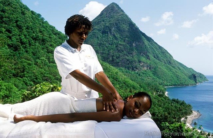 Sentlūsija ir salu valsts Karību jūras austrumos uz robežas ar Atlantijas okeānu. Foto: www.stlucia.org 86451
