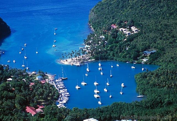 Sentlūsija ir salu valsts Karību jūras austrumos uz robežas ar Atlantijas okeānu. Foto: www.stlucia.org 86460