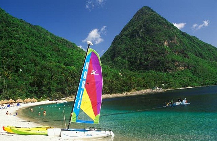 Sentlūsija ir salu valsts Karību jūras austrumos uz robežas ar Atlantijas okeānu. Foto: www.stlucia.org 86463