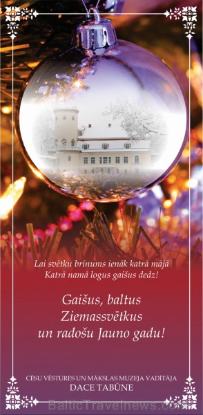 Paldies Cēsu vēstures un mākslas muzejam un personīgi vadītājai Dacei Tabūnei par Ziemassvētku apsveikumu! Paldies Cēsu vēstures un mākslas muzejam un personīgi vadītājai Dacei Tabūnei par Ziemassvētku apsveikumu! 86584