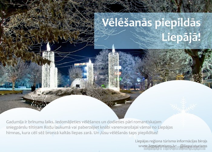 Paldies par Ziemassvētku apsveikumu Liepājas reģiona tūrisma informācijas birojam! www.liepajaturisms.lv Paldies par Ziemassvētku apsveikumu Liepājas reģiona tūrisma informācijas birojam! www.liepajaturisms.lv 86732