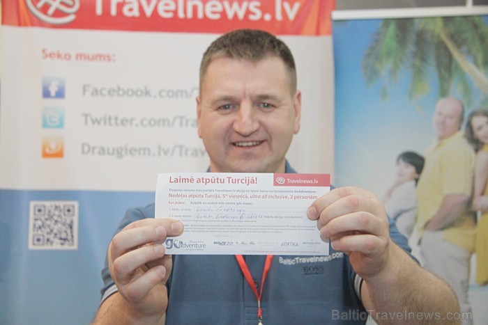 BalticTravelnews.com konkursa galvenās balvas (7 dienas Turcijas 5 zvaigžņu viesnīcā) izloze, ko piedāvāja starptautiskais tūroperators GoAdventure. F BalticTravelnews.com konkursa galvenās balvas (7 dienas Turcijas 5 zvaigžņu viesnīcā) izloze, ko piedāvāja starptautiskais tūroperators GoAdventure. F 88508