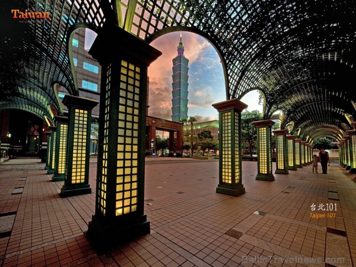 Taipei finanšu centrs - 509 metrus augsts debesskrāpis. Foto: www.taiwan.net.tw 88978
