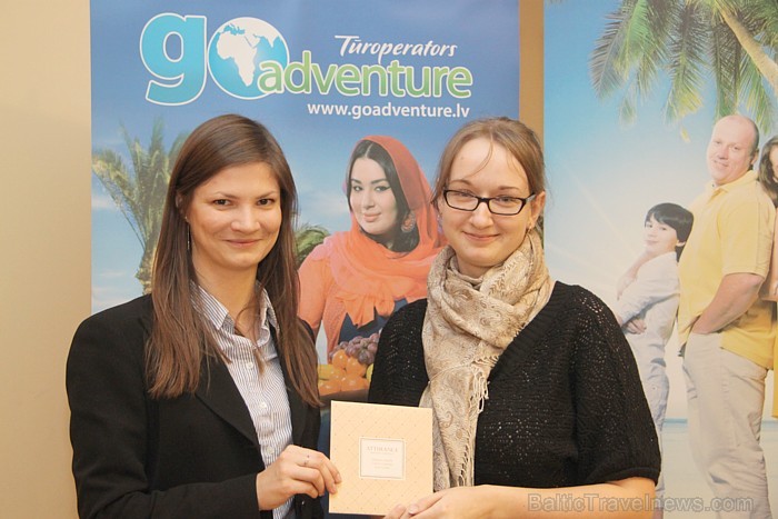 Travelnews.lv konkursu atbalstīja kosmētikas līnija «Attirance» (www.attirance.lv) un balvu no BalticTravelnews.com mārketinga direktores Karīnas Sabi Travelnews.lv konkursu atbalstīja kosmētikas līnija «Attirance» (www.attirance.lv) un balvu no BalticTravelnews.com mārketinga direktores Karīnas Sabi 89027