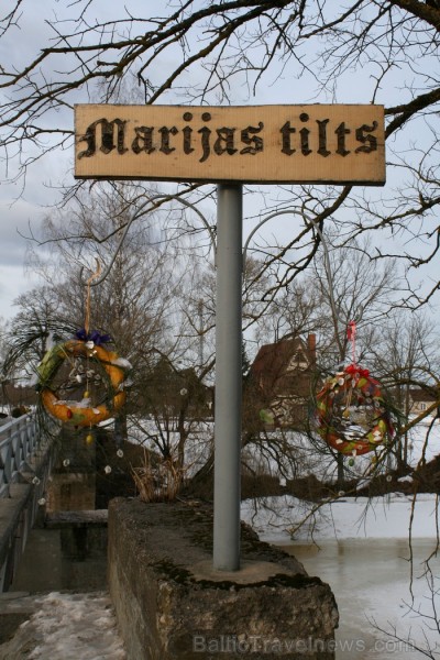 Marijas tilts pār Dienvidsusējas upi celts laikā, kad vēl baroni dzīvoja Ērberģes muižā. 91143