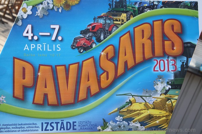 Izstāžu kompleksā «Rāmava» no 4.04 līdz 7.04.2013 notika starptautiskā lauksaimniecības, lopkopības, mežkopības un lauku celtniecības izstāde «PAVASAR 91525